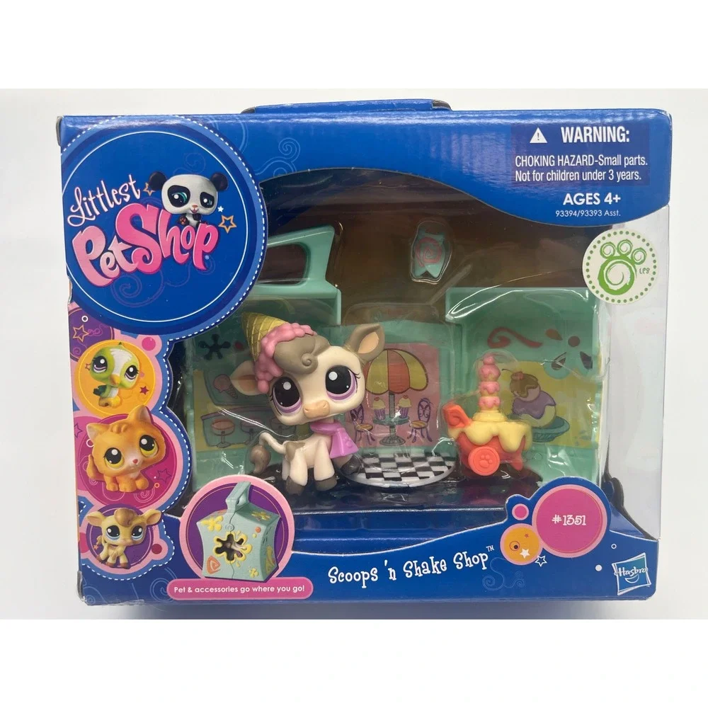 Littlest Pet Shop Hasbro 2009 Scoops N Shake Shop #1351